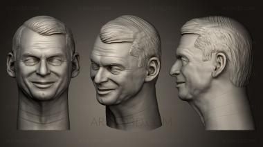 Busts and bas-reliefs of famous people (BUSTC_0745) 3D model for CNC machine